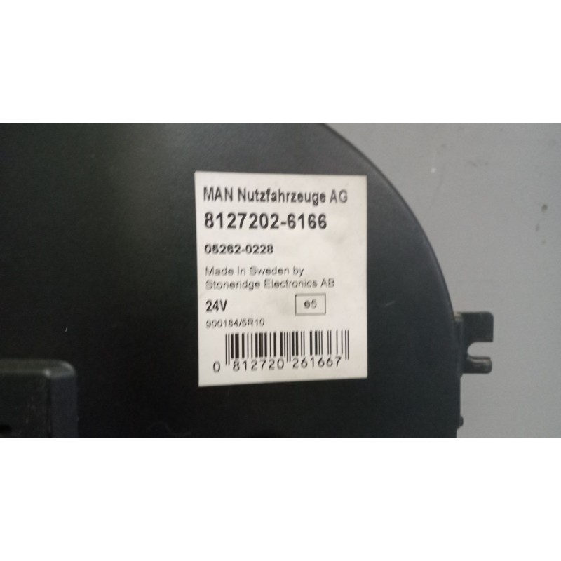 Recambio de cuadro instrumentos para man tg - l 12.210 4.6 diesel referencia OEM IAM 81272026166 - Blanco 4