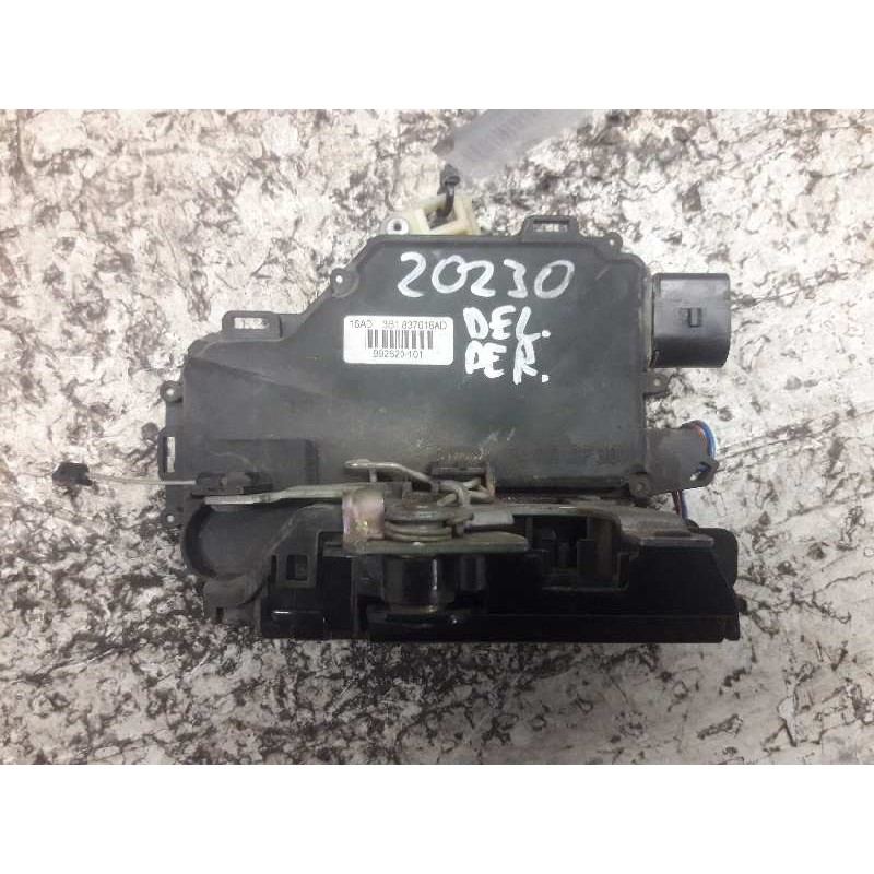 Recambio de cerradura puerta delantera derecha para seat leon (1m1) signo referencia OEM IAM 3B1837016AD 8 PINS - Negro 2