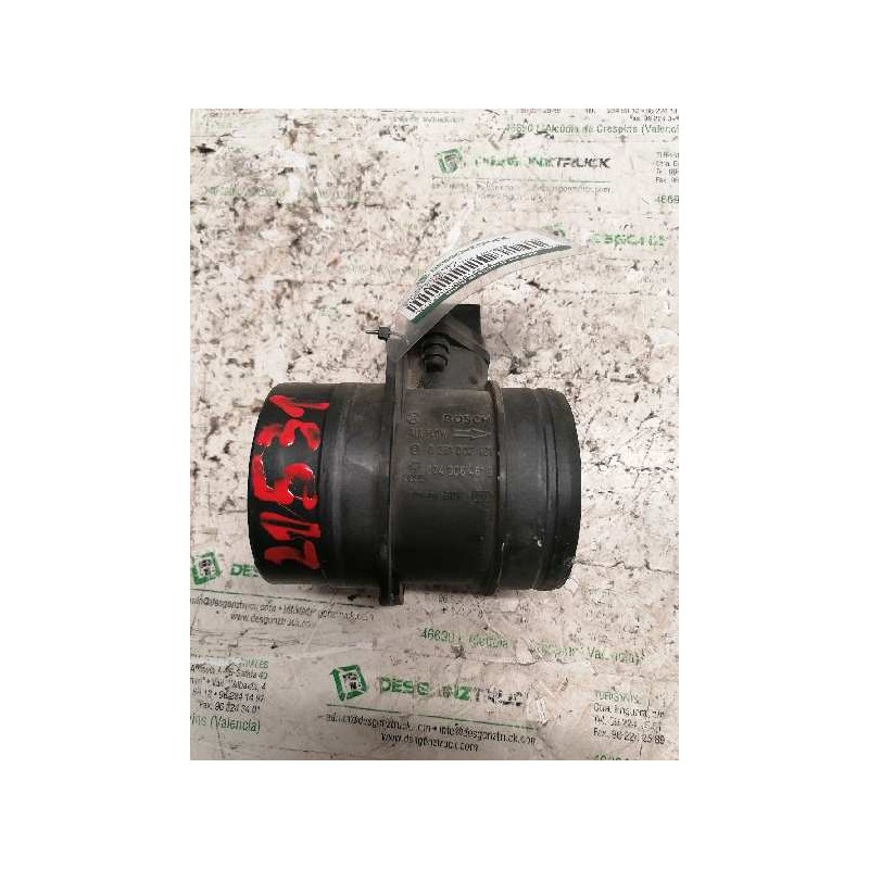 Recambio de caudalimetro para audi a3 (8p) 2.0 tdi ambiente referencia OEM IAM 0281002461 074906461B 5 PINS