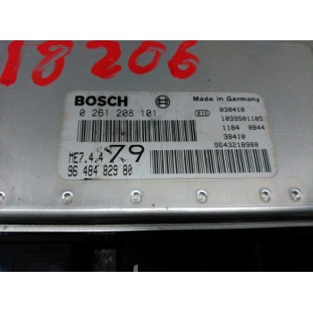 Recambio de centralita motor uce para peugeot 206 berlina xs referencia OEM IAM 9648482980 193846 0261208101