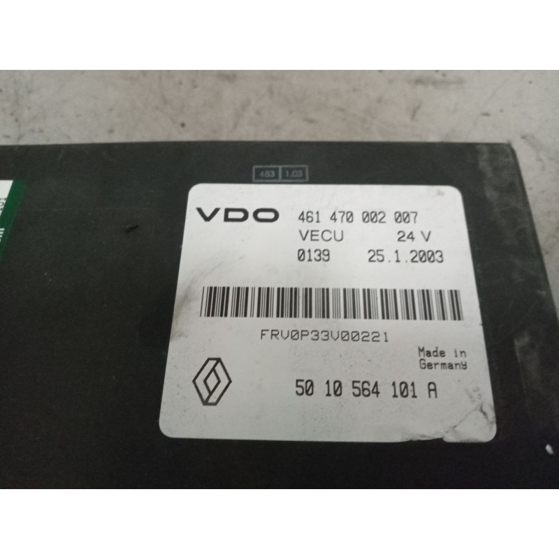 Recambio de modulo electronico para iveco eurorider d-43 referencia OEM IAM 5010564101 CENTRALITA VECU - Crema 4