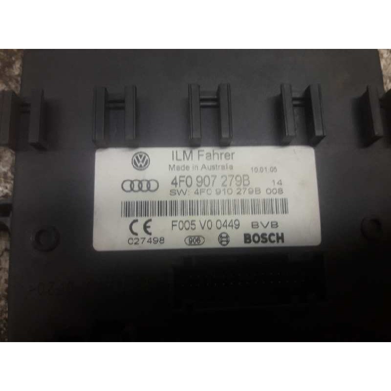Recambio de modulo electronico para audi a6 berlina (4f2) 2.0 tdi referencia OEM IAM 4F0907279B 4F0910279B F005V00449 - Negro 2