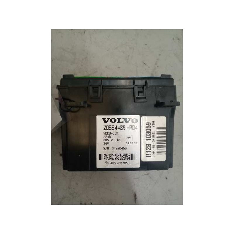 Recambio de modulo electronico para volvo trucks b12b referencia OEM IAM 20554489  CENTRALITA VECU