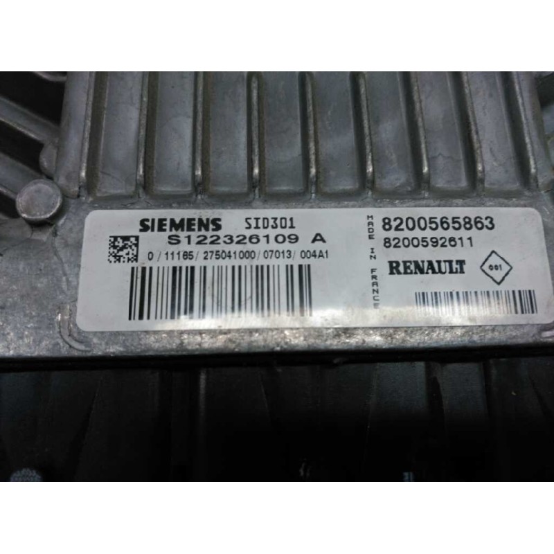 Recambio de centralita motor uce para renault scenic ii 1.5 dci diesel fap referencia OEM IAM 8200565863 8200592611 S122326109 2