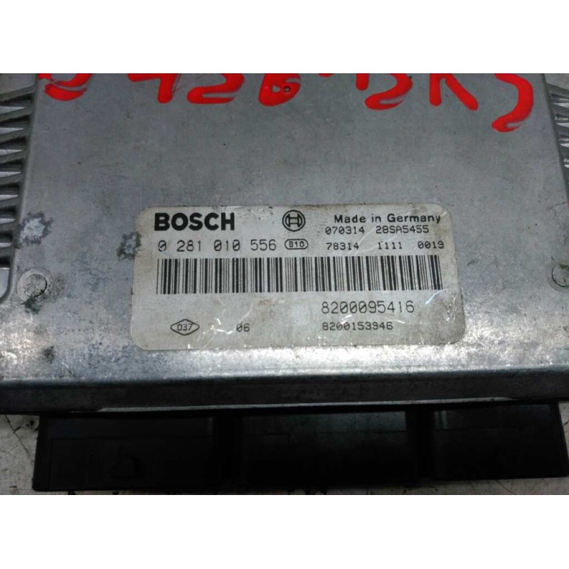 Recambio de centralita motor uce para renault laguna ii (bg0) authentique referencia OEM IAM 8200095416 8200153946 0281010556 BO - Azul 2