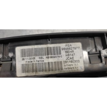 Recambio de mando climatizador para peugeot 307 berlina (s2) xs referencia OEM IAM 9646627977 281160303 