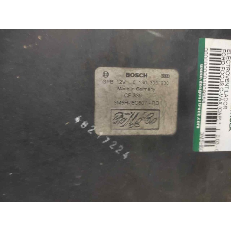Recambio de electroventilador para ford focus c-max (cap) referencia OEM IAM 3M5H8C607RD 0130303930 1137328148 2