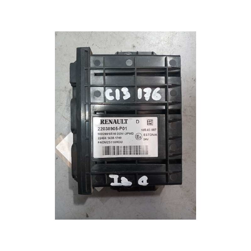 Recambio de modulo electronico para renault serie t 12.8 diesel referencia OEM IAM 22038905 7422038905 