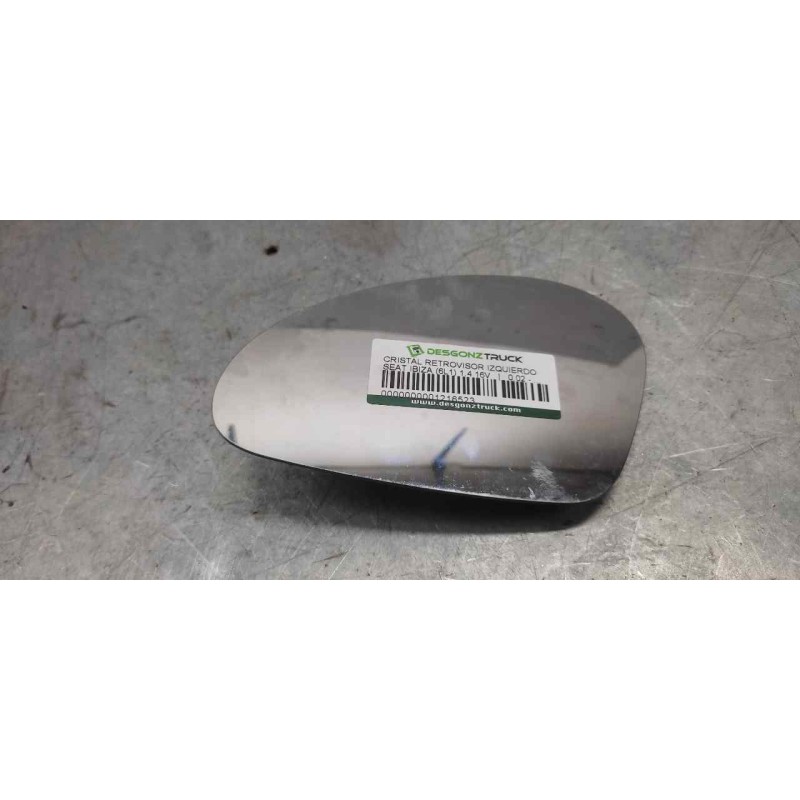 Recambio de cristal retrovisor izquierdo para seat ibiza (6l1) 1.4 16v referencia OEM IAM   