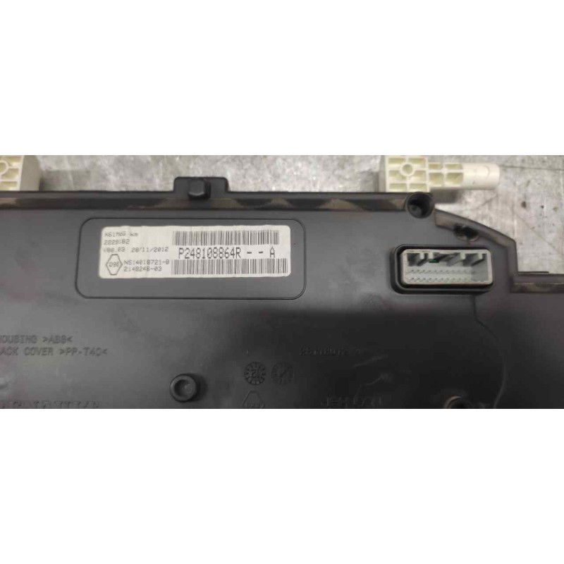 Recambio de cuadro instrumentos para renault kangoo profesional referencia OEM IAM P248108864RA NS14018721B - Rojo 3