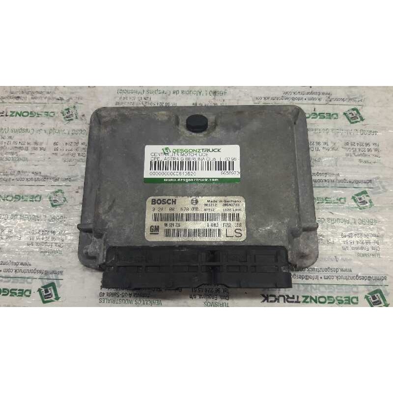 Recambio de centralita motor uce para opel astra g berlina club referencia OEM IAM 98589736 0281001670 