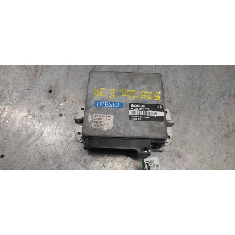 Recambio de centralita motor uce para bmw serie 5 berlina (e34) 2.4 turbodiesel referencia OEM IAM 0281001077 2242211 