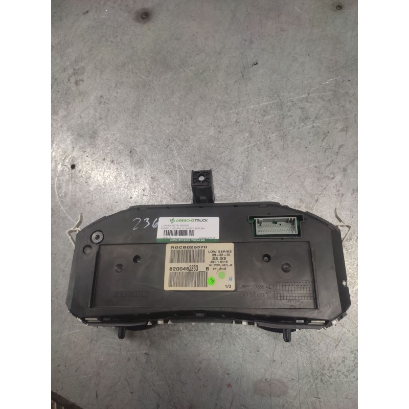 Recambio de cuadro instrumentos para renault megane ii classic berlina confort authentique referencia OEM IAM 8200462283B 2