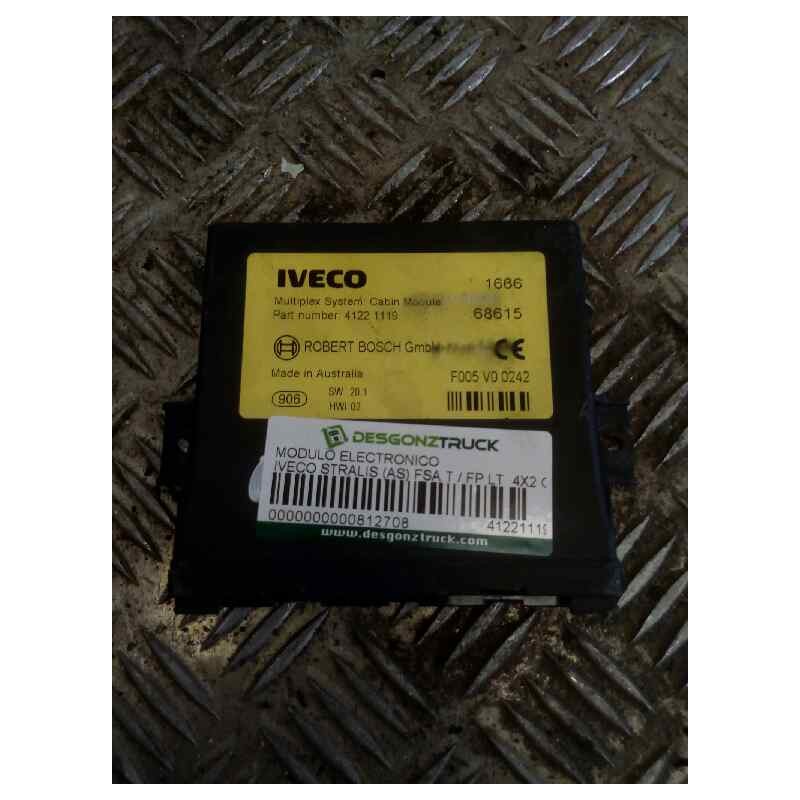 Recambio de modulo electronico para iveco stralis (as) fsa t / fp lt 4x2 gran espacio referencia OEM IAM 41221119 SW20.1 