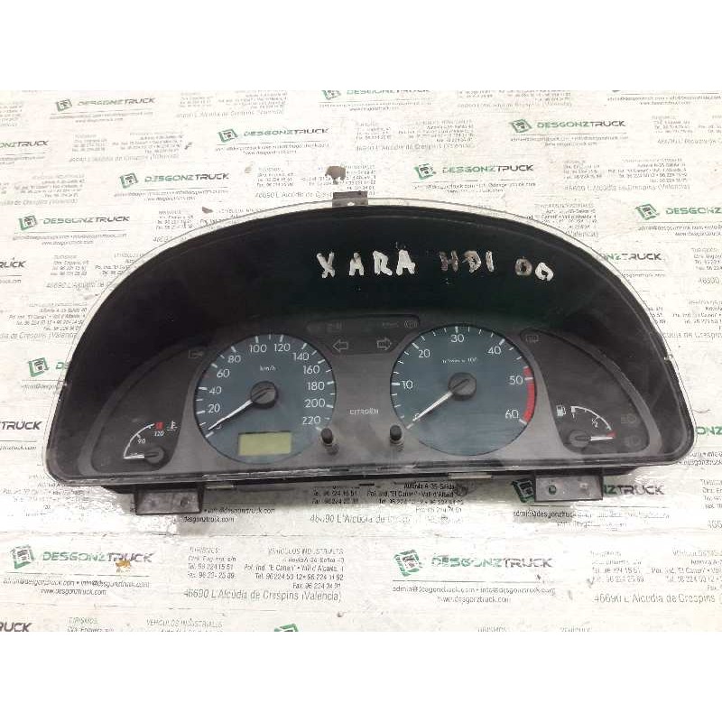 Recambio de cuadro instrumentos para citroën xsara berlina 1.4 hdi magic referencia OEM IAM 9645744580 216530840 18 PINS
