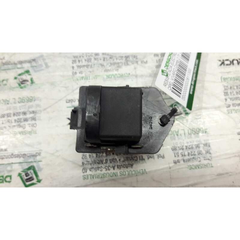 Recambio de resistencia electroventilador para opel vivaro combi 2.7t corto referencia OEM IAM   