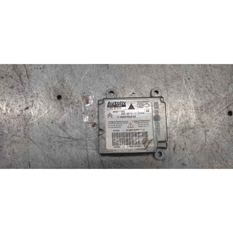 Recambio de centralita airbag para citroën c5 berlina 2.0 hpi cat (rlz / ew10d) referencia OEM IAM 9658177080  