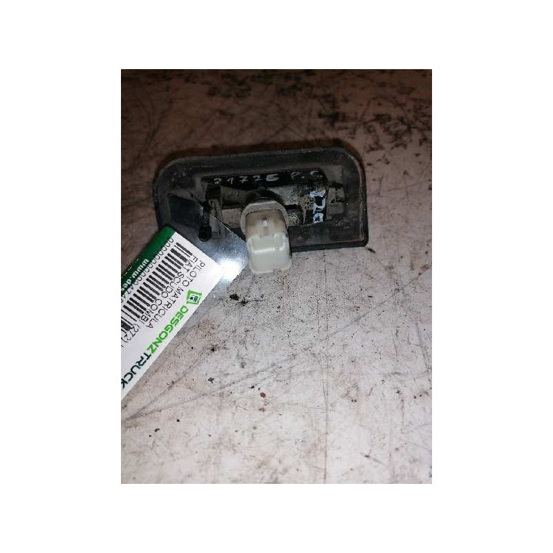 Recambio de piloto matricula para fiat scudo combi (272) l1h1 120 multijet (5 pl.) referencia OEM IAM  IZQUIERDA 2 PINS - Blanco 2
