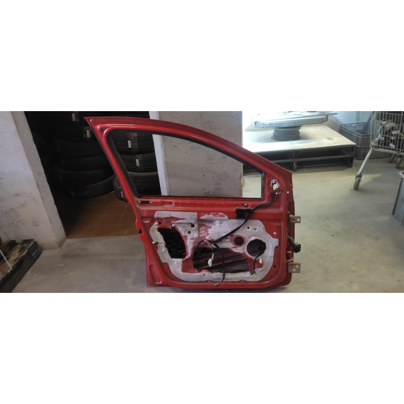 Recambio de puerta delantera izquierda para renault clio iii authentique referencia OEM IAM - Rojo 2