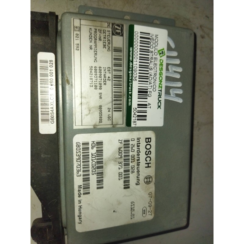 Recambio de modulo electronico para iveco stralis (ad/at) fg at   4x2 larga distancia referencia OEM IAM 504218713 0260001028 60 - Blanco 2