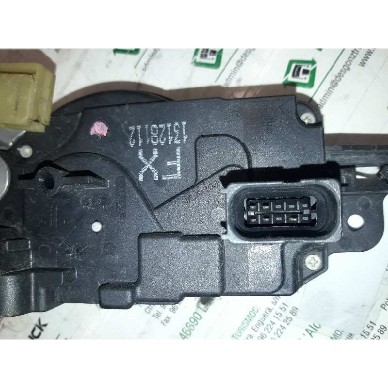 Recambio de cerradura puerta delantera derecha para opel astra h berlina cosmo referencia OEM IAM 13128112 - Gris 3