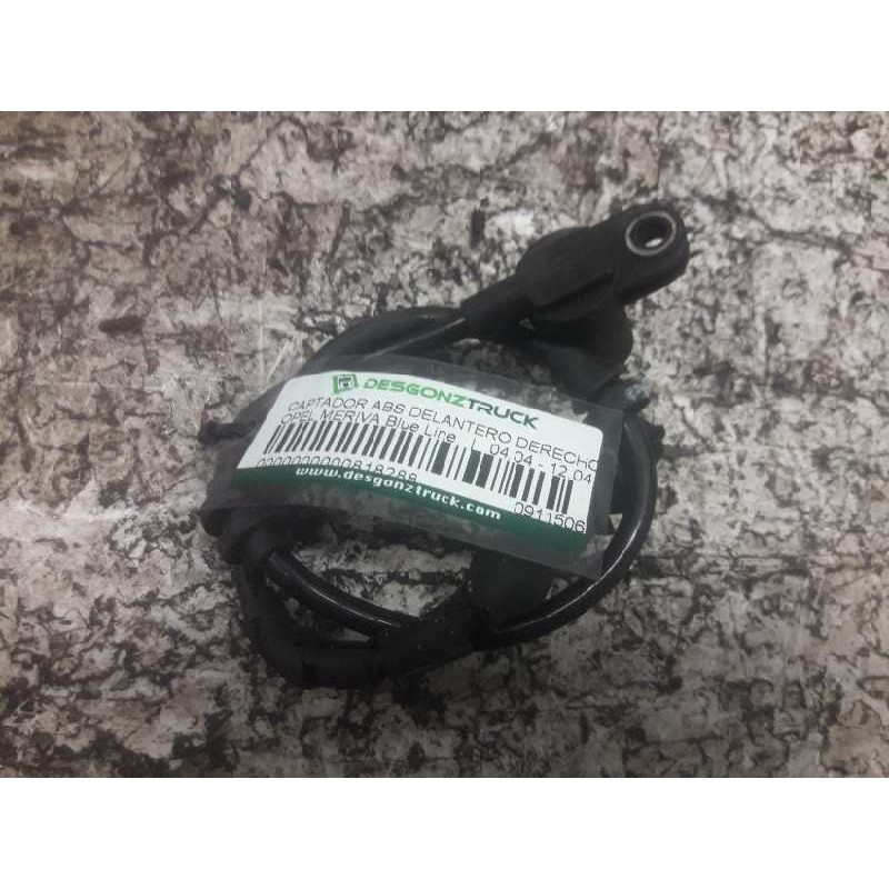 Recambio de captador abs delantero derecho para opel meriva blue line referencia OEM IAM 09115064 2 PINS 