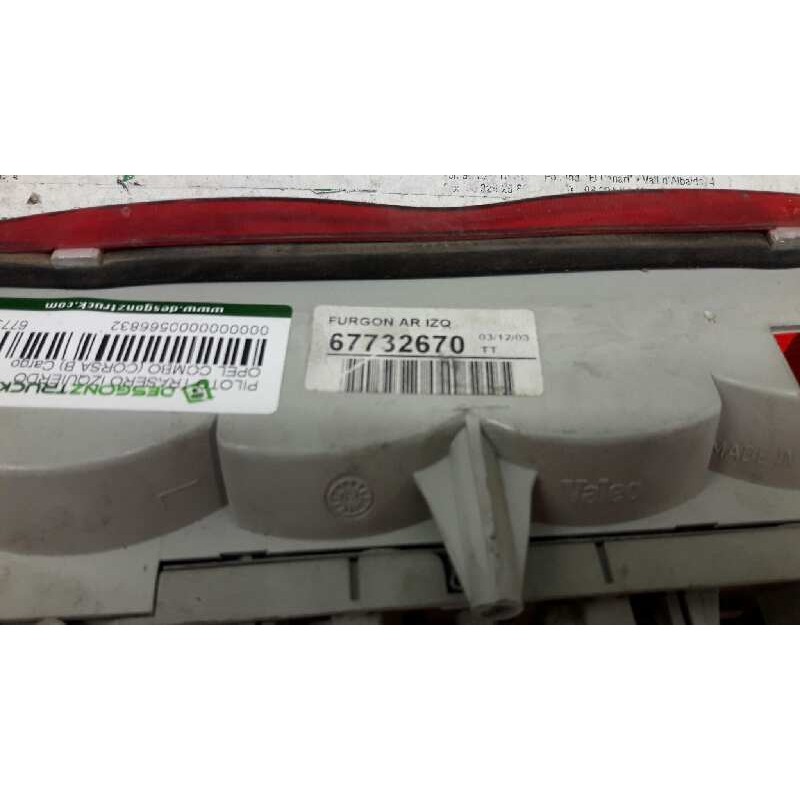 Recambio de piloto trasero izquierdo para opel combo (corsa b) cargo referencia OEM IAM 67732670 3