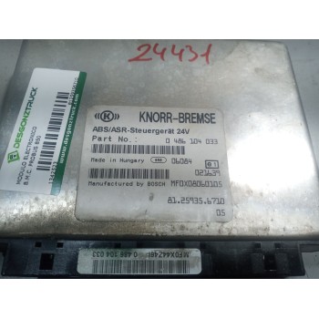 Recambio de modulo electronico para b.m.c. probus 850 referencia OEM IAM 81259356710 CENTRALITA ABS 0486104033