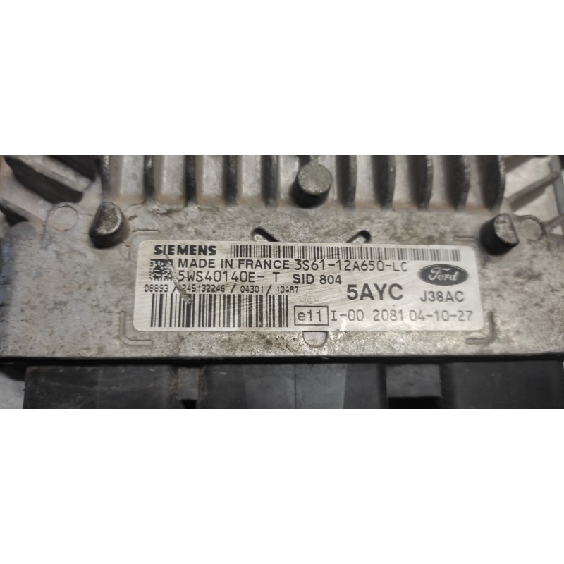 Recambio de centralita motor uce para ford fiesta (cbk) ambiente referencia OEM IAM 3S6112A650LC 5WS40140E 2