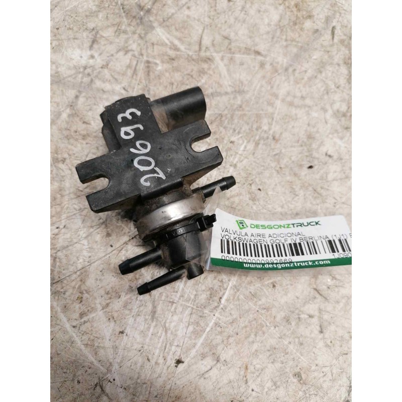 Recambio de valvula aire adicional para volkswagen golf iv berlina (1j1) básico referencia OEM IAM 1J0906627 2 PINS 