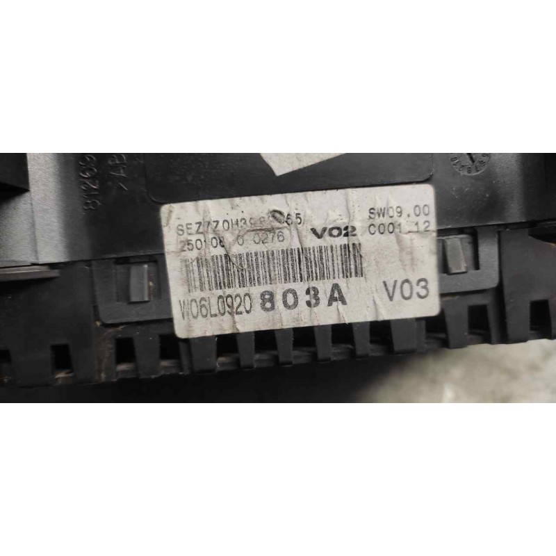 Recambio de cuadro instrumentos para seat ibiza (6l1) referencia OEM IAM 6L0920803A 11008004040A - Blanco 2