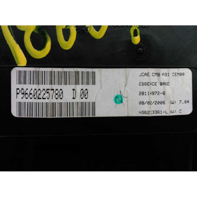 Recambio de cuadro instrumentos para citroën c3 1.4 sx referencia OEM IAM 9660225780 3
