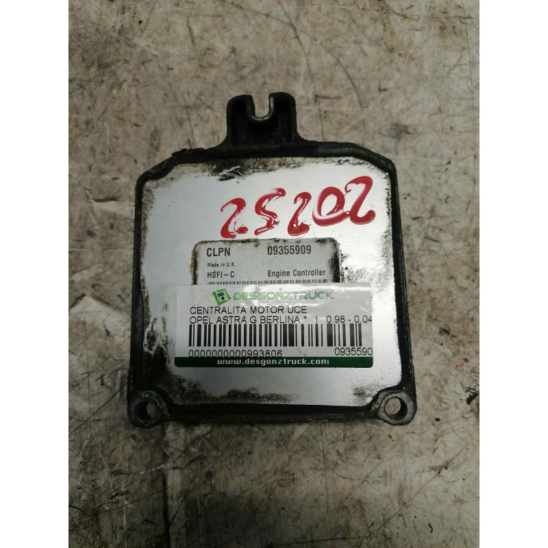 Recambio de centralita motor uce para opel astra g berlina referencia OEM IAM 09355909  