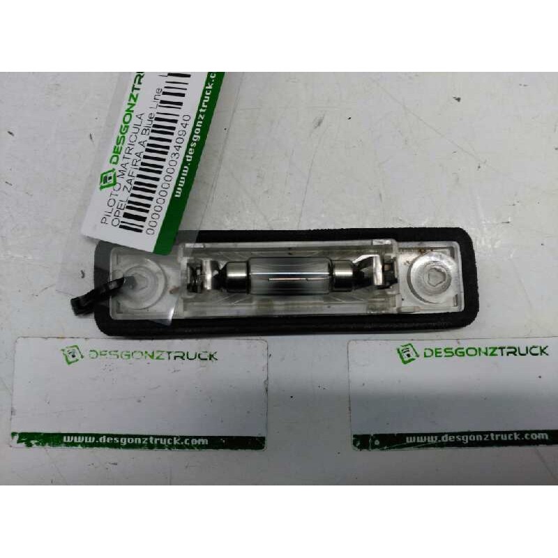 Recambio de piloto matricula para opel zafira a blue line referencia OEM IAM 1224143 2