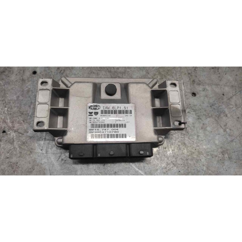 Recambio de centralita motor uce para peugeot 307 cc (s1) 2.0 referencia OEM IAM 9654716780  