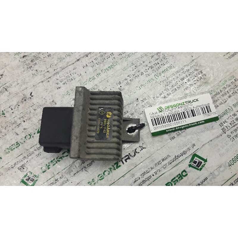 Recambio de caja precalentamiento para renault laguna ii (bg0) authentique referencia OEM IAM 7700115078 NAGARES 