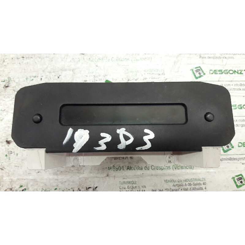 Recambio de pantalla multifuncion para peugeot 206 berlina x-line referencia OEM IAM 9647409777  