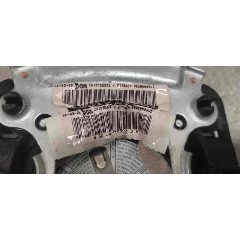 Recambio de airbag delantero izquierdo para citroën c3 1.4 audace referencia OEM IAM 96380009VD - Azul 3