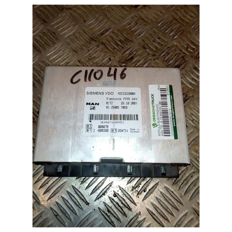 Recambio de modulo electronico para man tg - a 18.xxx fg / bb   (e3/e4) l referencia OEM IAM 81258057069  