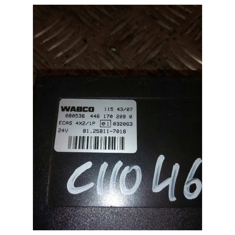 Recambio de modulo electronico para man tg - a 18.480 fg / bb (e3/e4) l referencia OEM IAM 81258117018 4461702090 CENTRALITA ECA - Blanco 2