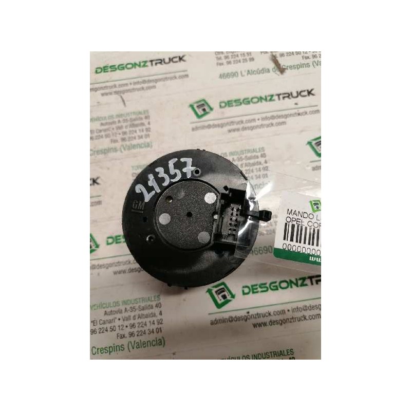 Recambio de mando luces para opel corsa d ''111 years'' referencia OEM IAM 13249396 24770955 8 PINS - Negro 2
