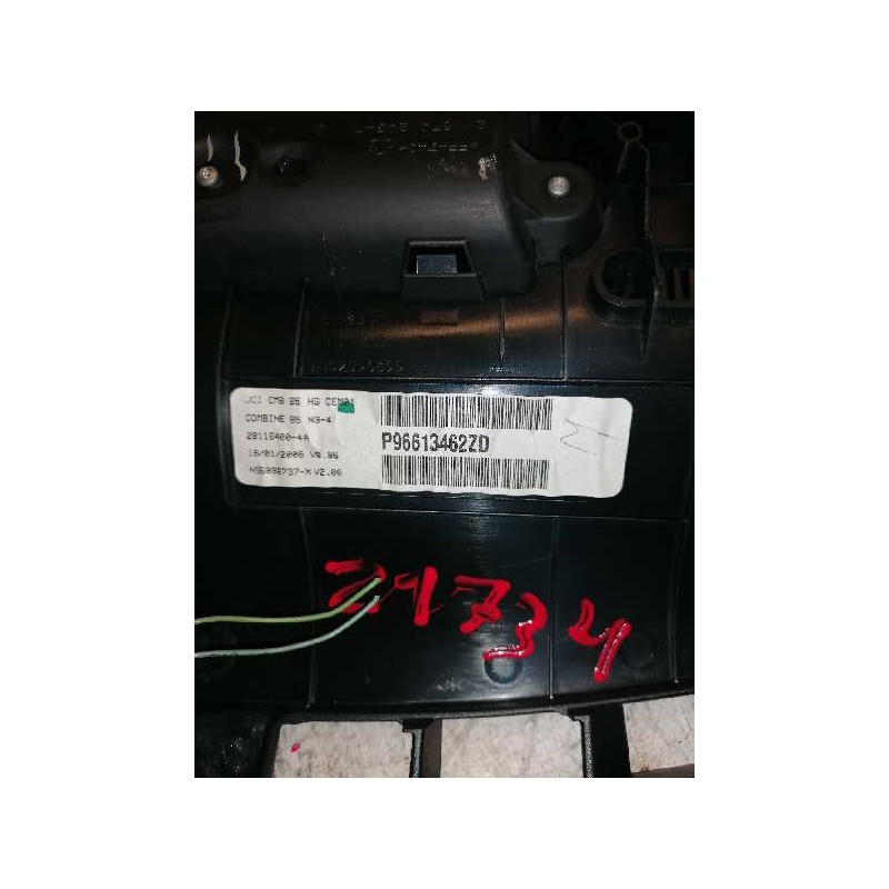 Recambio de cuadro instrumentos para citroën c4 berlina vtr plus referencia OEM IAM 96613462ZD 281164004A NS6096737X 3