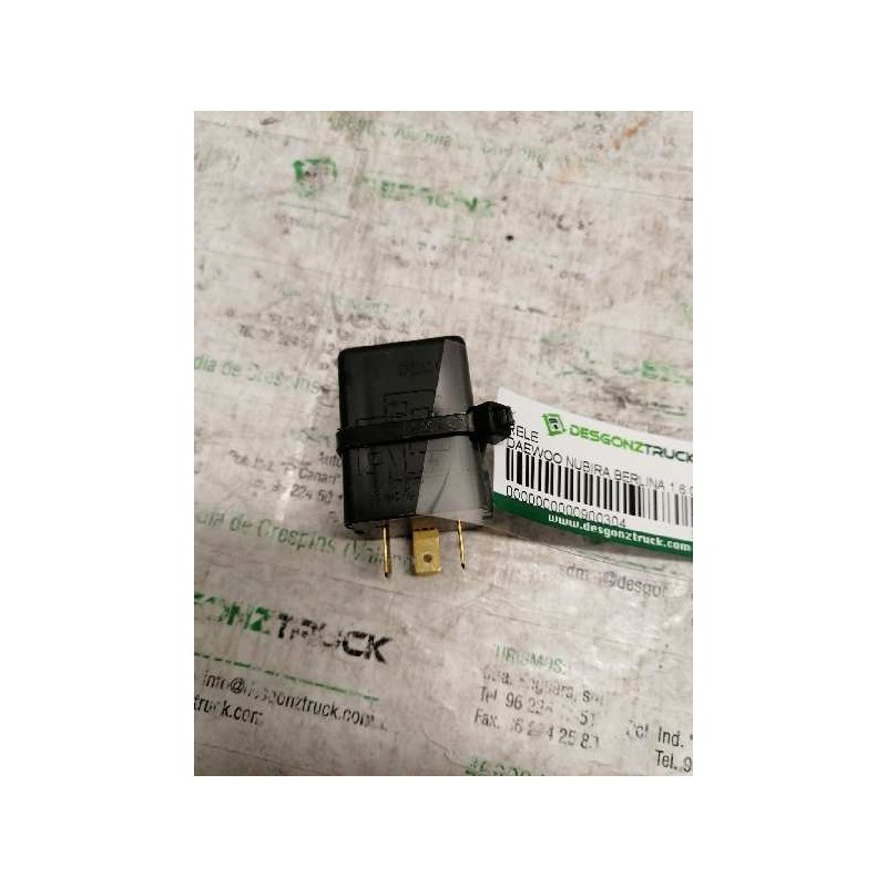 Recambio de rele para daewoo nubira berlina 1.6 cat referencia OEM IAM 96312545 3 PINS 