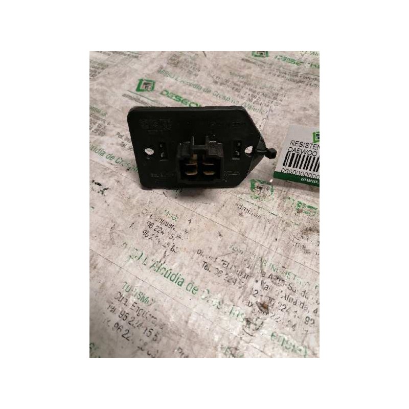 Recambio de resistencia calefaccion para daewoo nubira berlina 1.6 cat referencia OEM IAM  4 PINS 