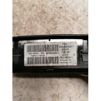 Recambio de mando climatizador para citroën c4 berlina vtr plus referencia OEM IAM 9658084577 NS09508864 281160311