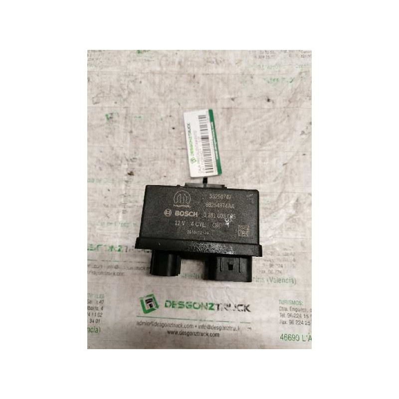 Recambio de caja precalentamiento para fiat fiorino referencia OEM IAM 0281003065 68254974AA 55250747