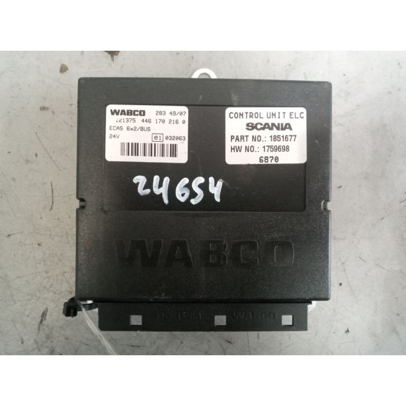 Recambio de modulo electronico para scania serie p/g/r (c-clase) 11.7 diesel referencia OEM IAM 1851677 centralita ecas 44617021 - Blanco