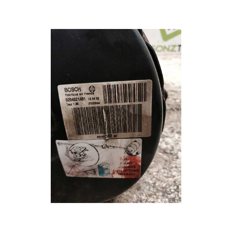 Recambio de servofreno para peugeot 607 (s1) básico referencia OEM IAM 0204021461 9640238280 - Gris 2
