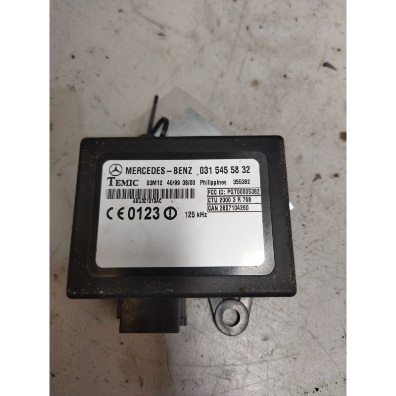 Recambio de modulo electronico para mercedes-benz sprinter (w901,w904) caja cerr. referencia OEM IAM 0315455832  CENTRALITA INMO