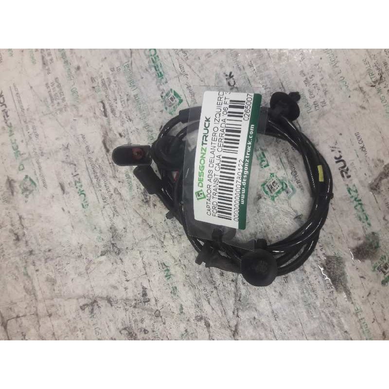 Recambio de captador abs delantero izquierdo para ford transit caja cerrada '06 ft 350 l (largo) pkw (turismo) referencia OEM IA - Blanco